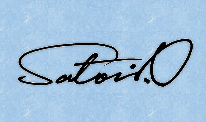 Satori.Oのサインデザイン例（スマートフォン表示用）
