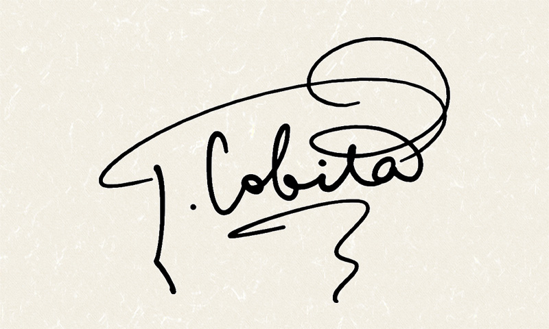 T.Tobitaのサインデザイン例（PC表示用）
