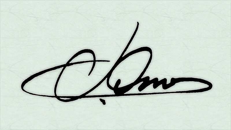 Y.Onoのサインデザイン例（PC表示用）