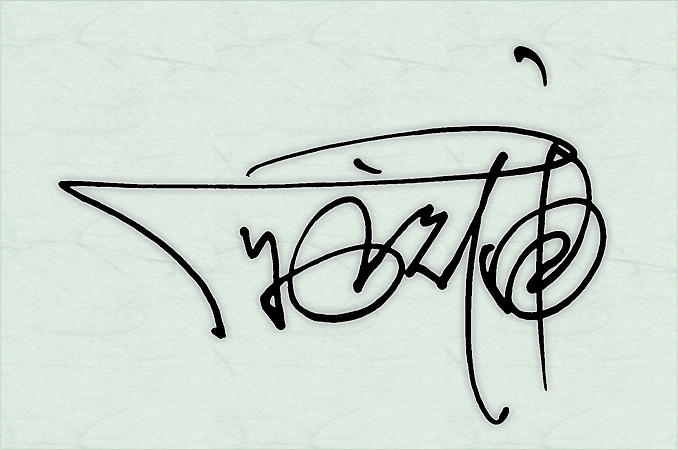 漢字個性型 自筆サインのデザイン 自分の名前の手書きサイン作成 署名ドットコム